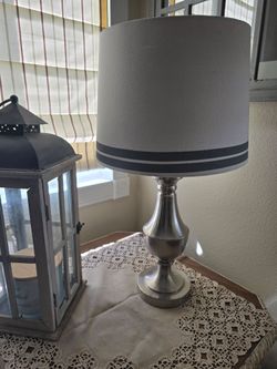 Silver Tone lamp
