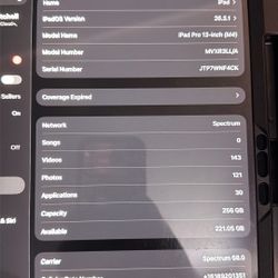 iPad 13 Inch Pro M4chip