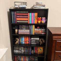 Bookshelves (two 3-shelf & one 5-shelf)