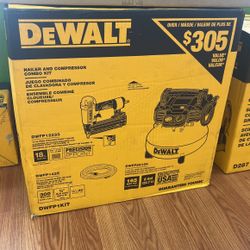 Dewalt Nailer And Compressor Brand New Sealed 