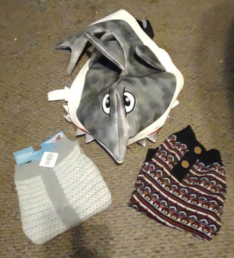 Dog Sweaters And Handmade Costume Shark
