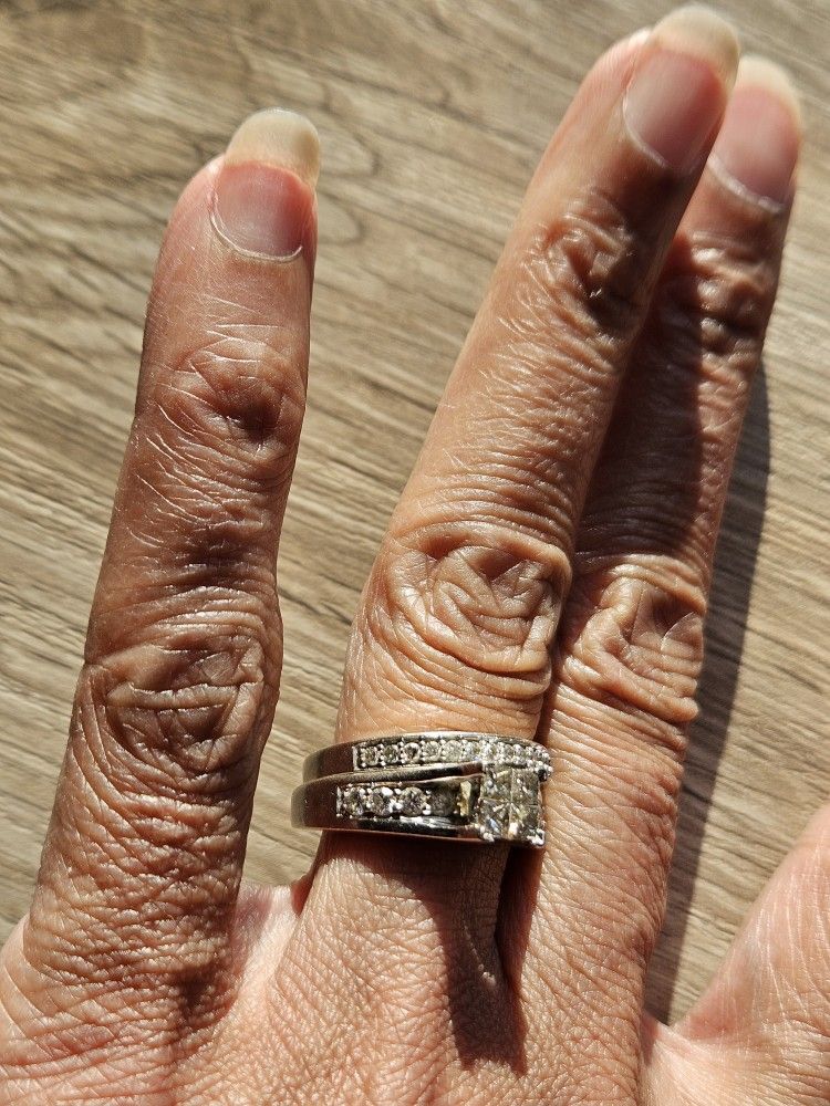 Real Diamond Wedding Ring Size 5.5