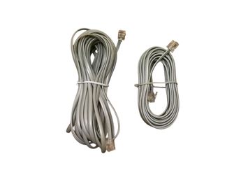 Telephone Cables Phone Extension Cords 25ft/6ft Telephone Cords for Landline Phones