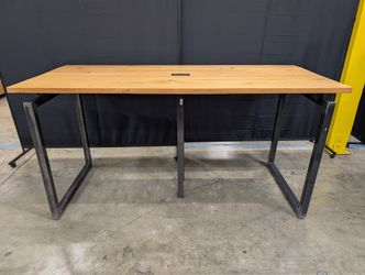 Large Light Wood Conference Table