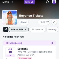 Beyoncé Tickets