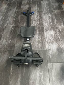 Rowing Machine for Home Use, WELLFIT Magnetic Rowing Machine with Quiet Resistant, Compact Rower Row Machine for Home, Portable Rowing Machine APP Com