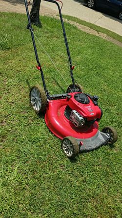 Troy bilt lawnmower works condition