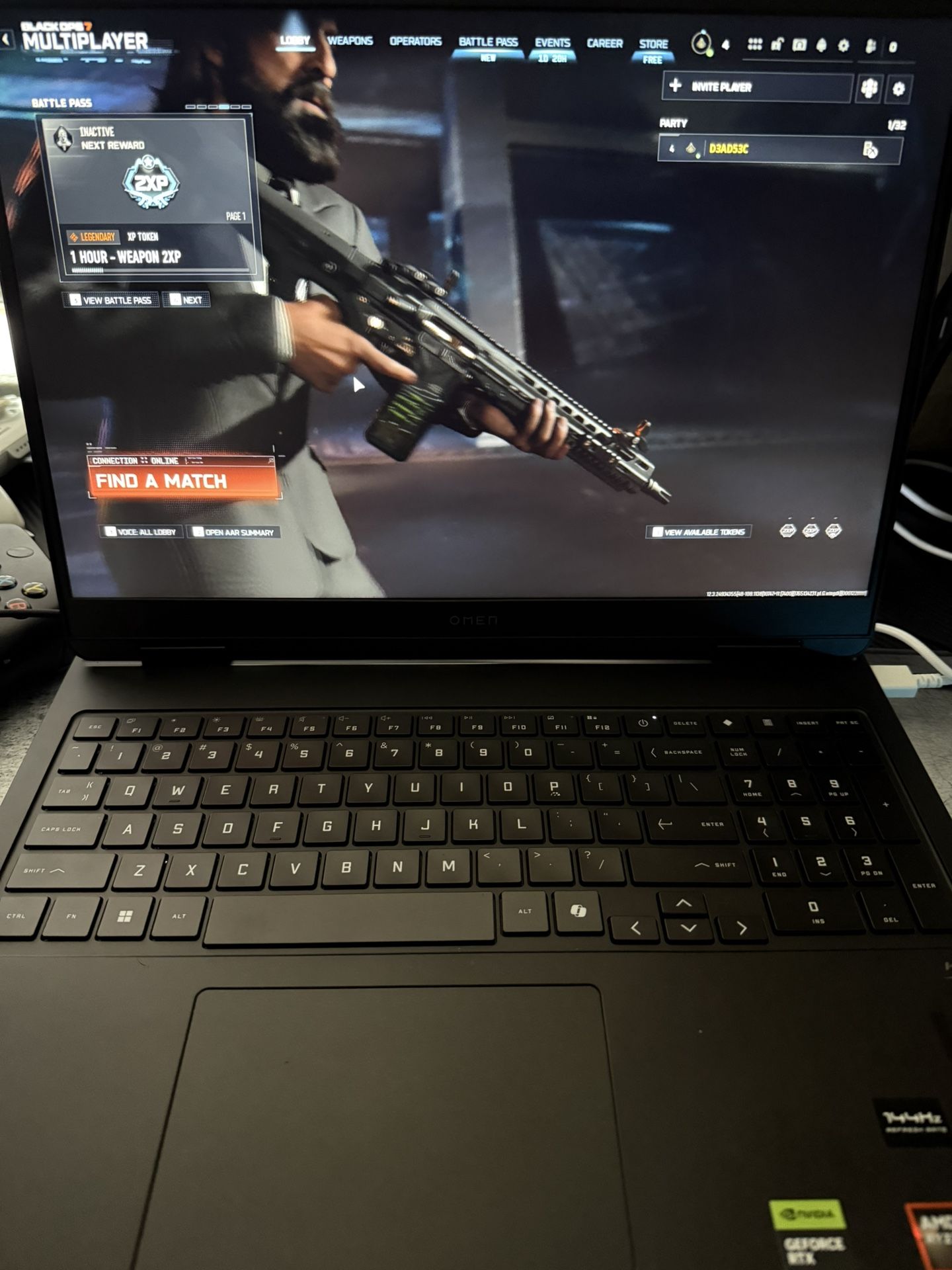 Hp Omen 16” RTX 5060