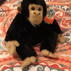 Stuffed animal wmonkey 