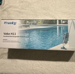 NEW IN BOX Yousky Vako H11 Rechargeable Handheld Pool Vacuum – Cordless Pool Cleaner