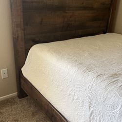 Bed Frame And Nightstand 