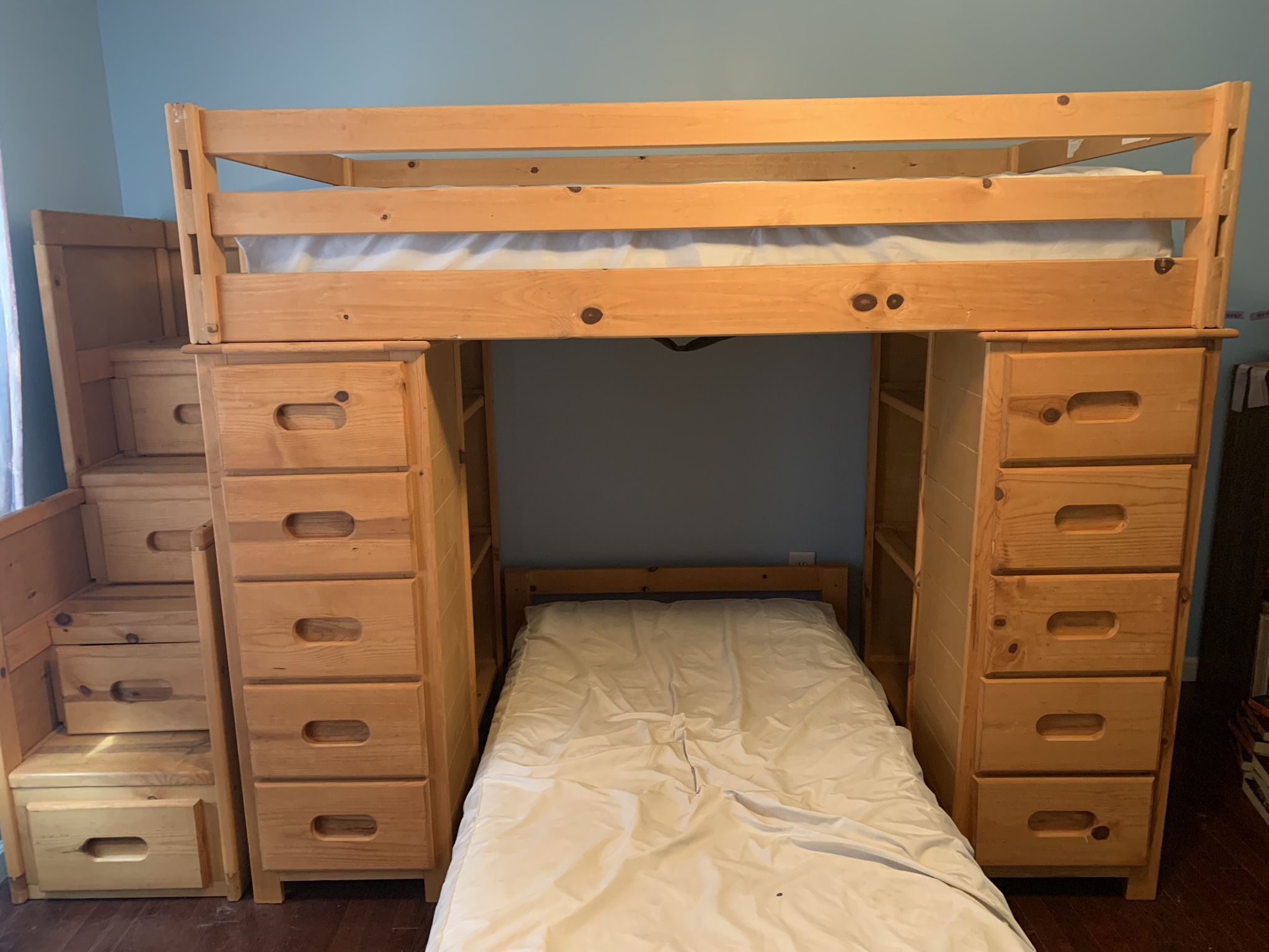 Used Twin Size Bunk Beds With mattresses Included