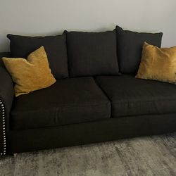 Sofa and loveseat