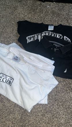 Pro Club White T-Shirt and Nautica Polo Bundle
