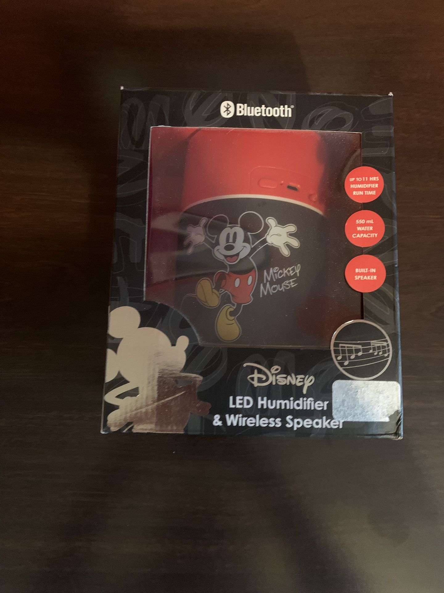 Disney Mickey Mouse LED Humidifier And Wireless Speaker