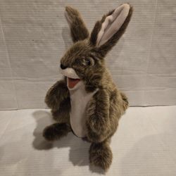 Folkmanis Jackrabbit Puppet Rabbit Easter Plush Home Decor Decoration