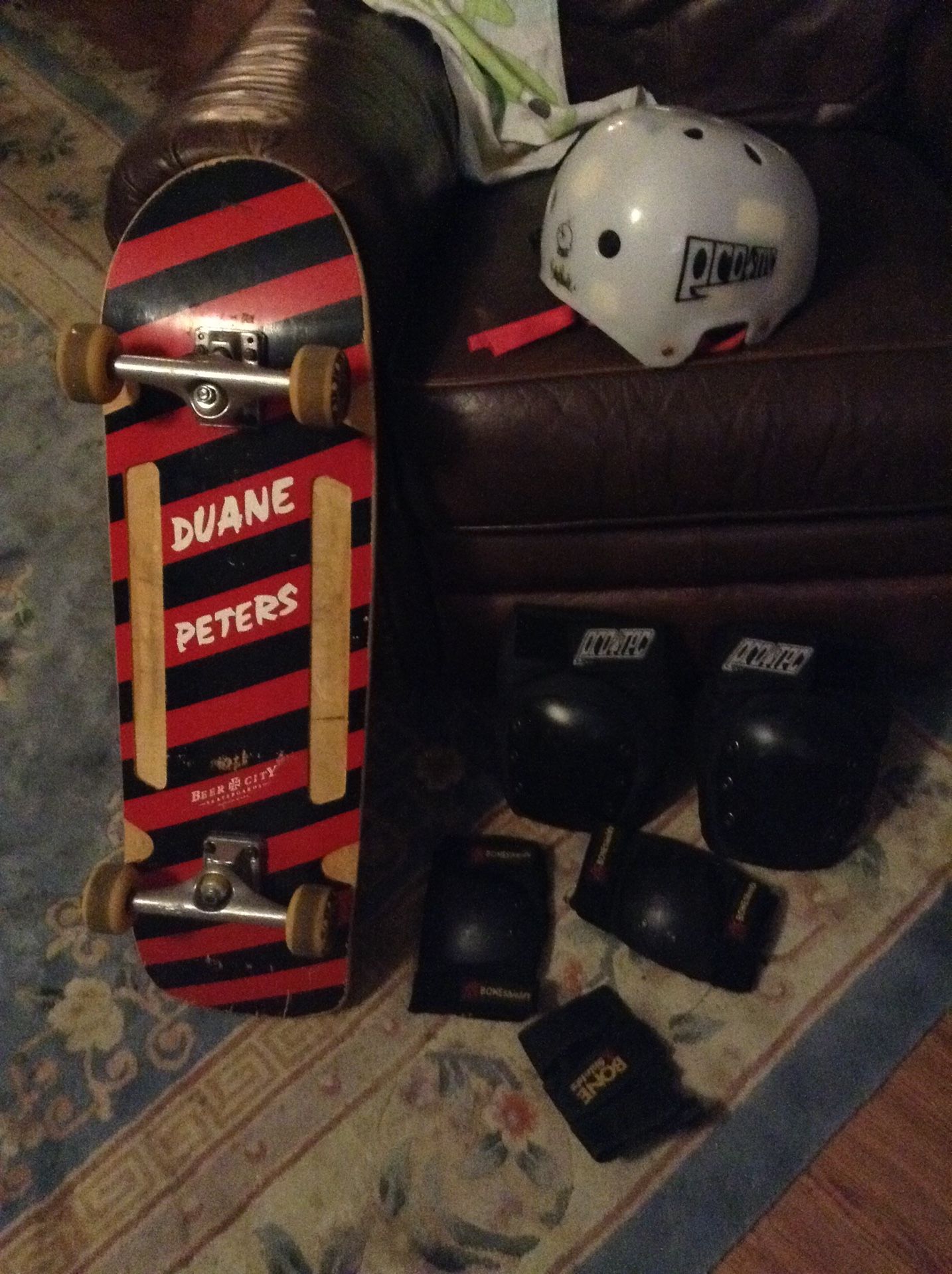 Super rare Beer City Skateboard Duane Peters