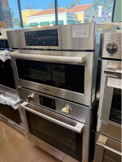 Bosch 800 series microwave wall oven combo 30”
