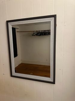 Half body mirror