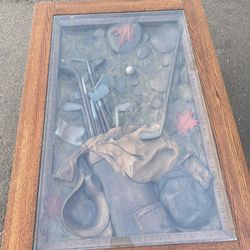 Antique Hand Made Golf Table 