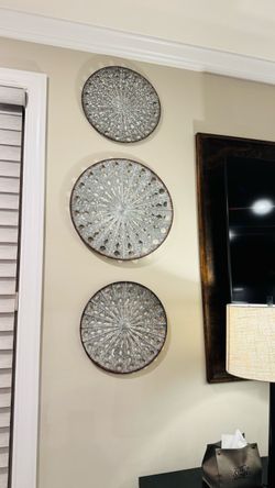 Wall decor Metal set of three