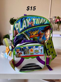 💙 Disney Pixar Toy Story Backpack Set 🧸🚀