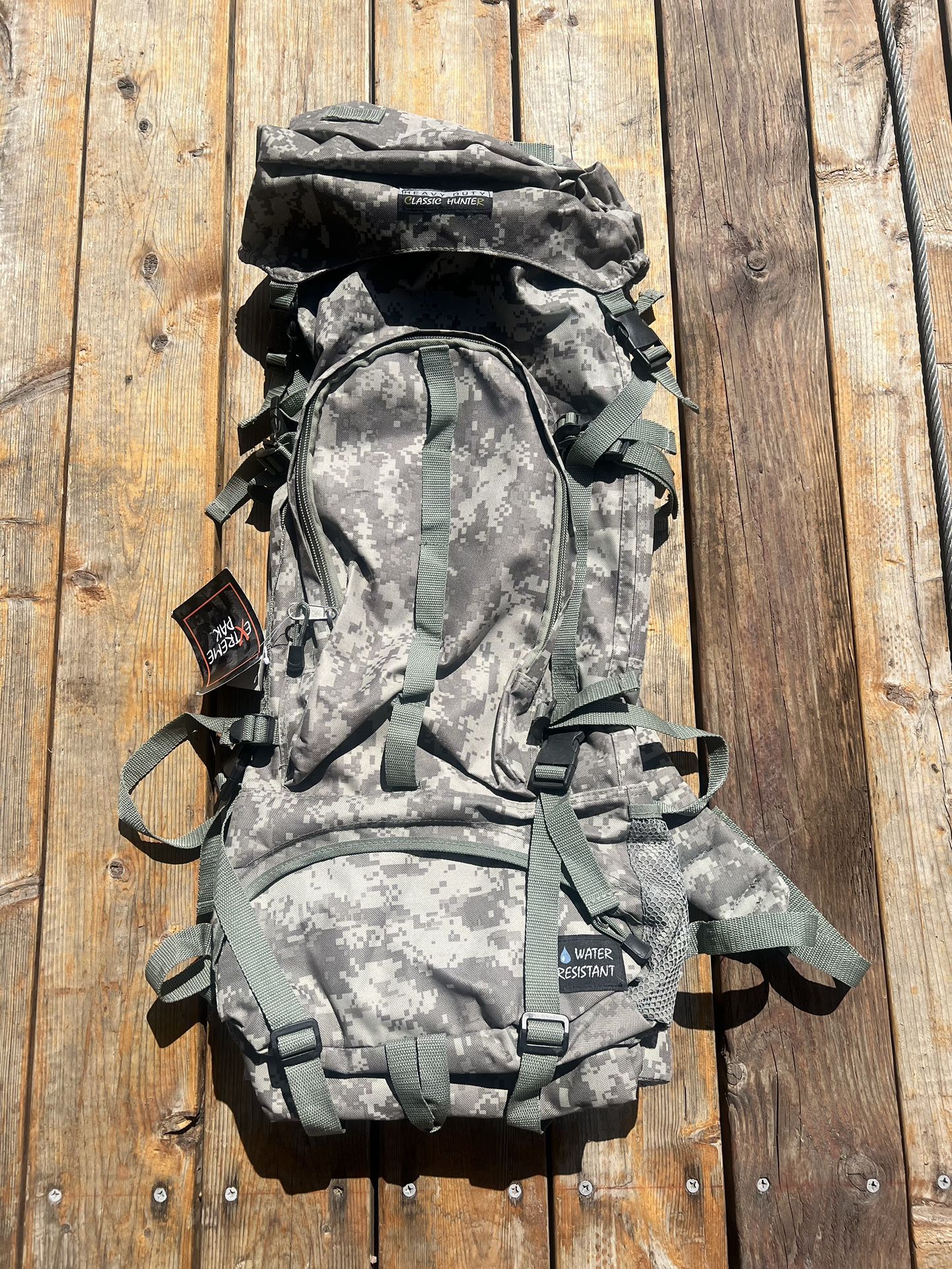 Heavy Duty Military Hiking/ Hunting Backpack - Water Resistant - Not used - Accepting OFFERS!!