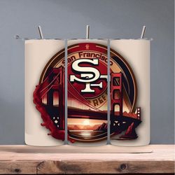 49ers custom tumblers 20oz stainless steel tumblers