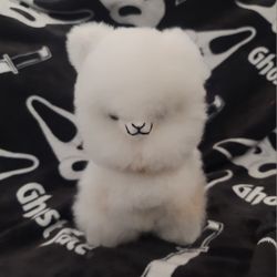 White Alpaca Plush(Real Fur)(8')