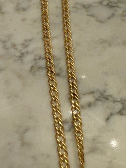 10K gold Rombo chain