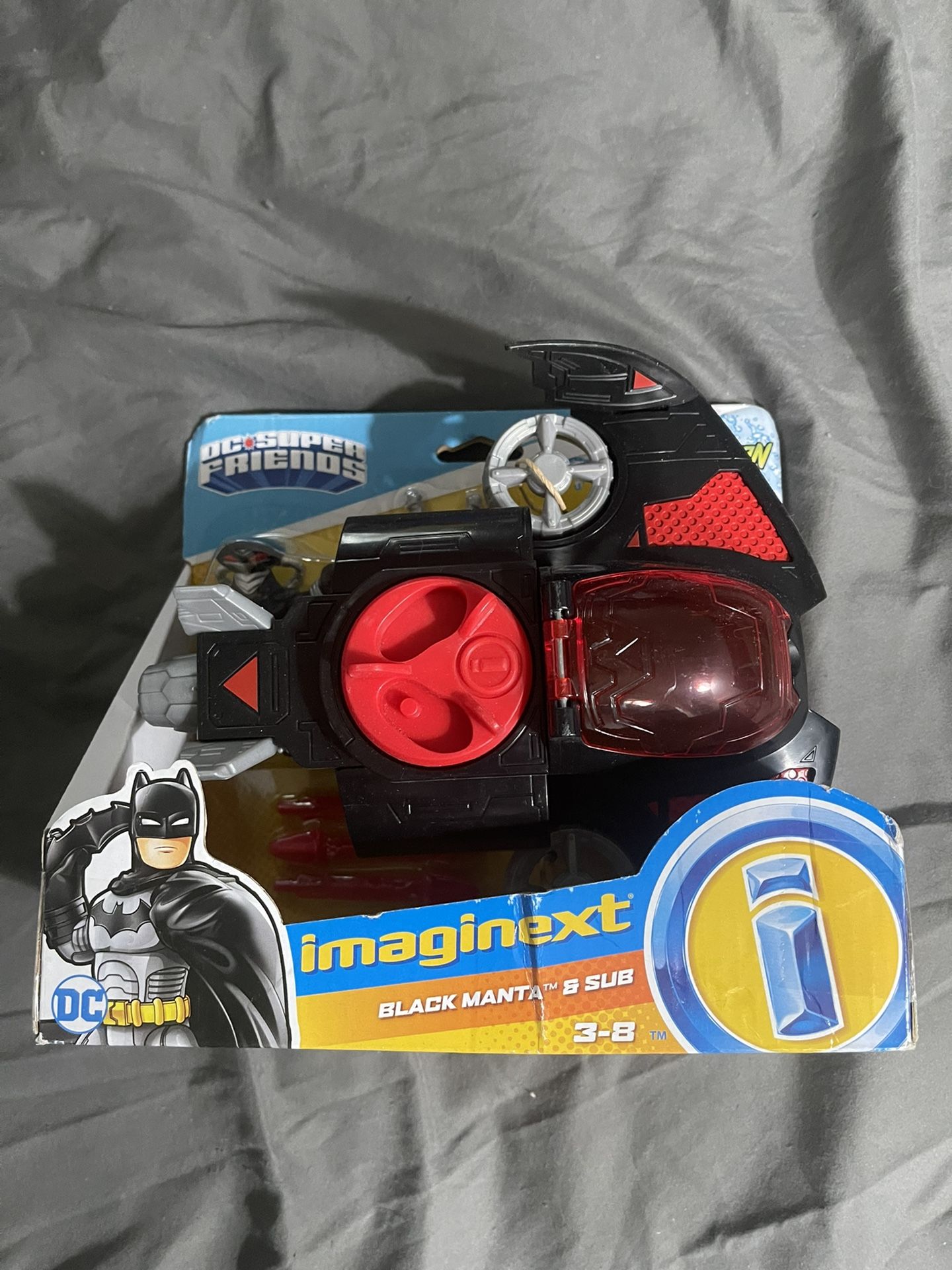 Fisher Price Imaginext DC Super Friends Black Manta Sub New vhtf