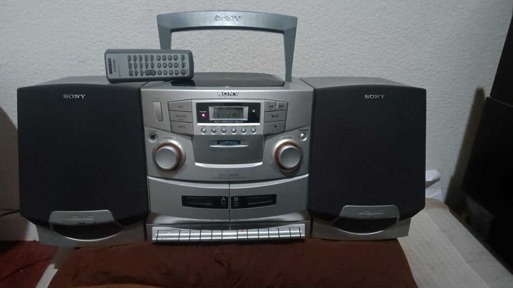 Sony Mega bass Boombox/ Stereo System