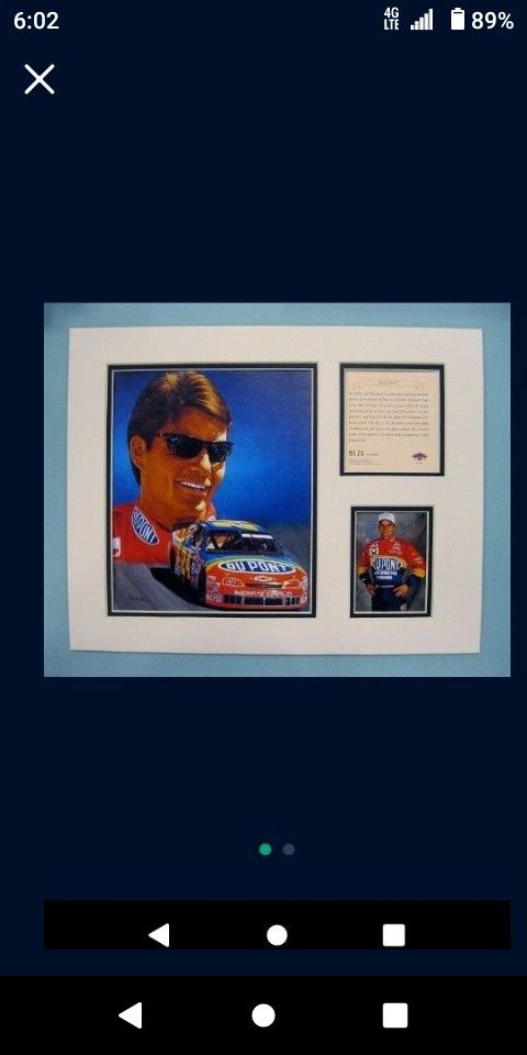 Nascar Jeff Gordon Lithographs