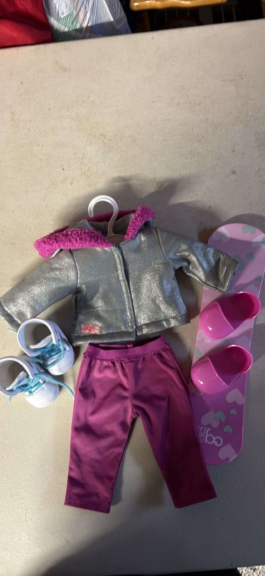 Our Generation 18” Doll Snowboarding Outfit