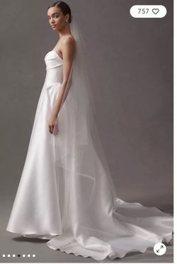 Cathedral Veil Wedding BHLDN Anthropologie