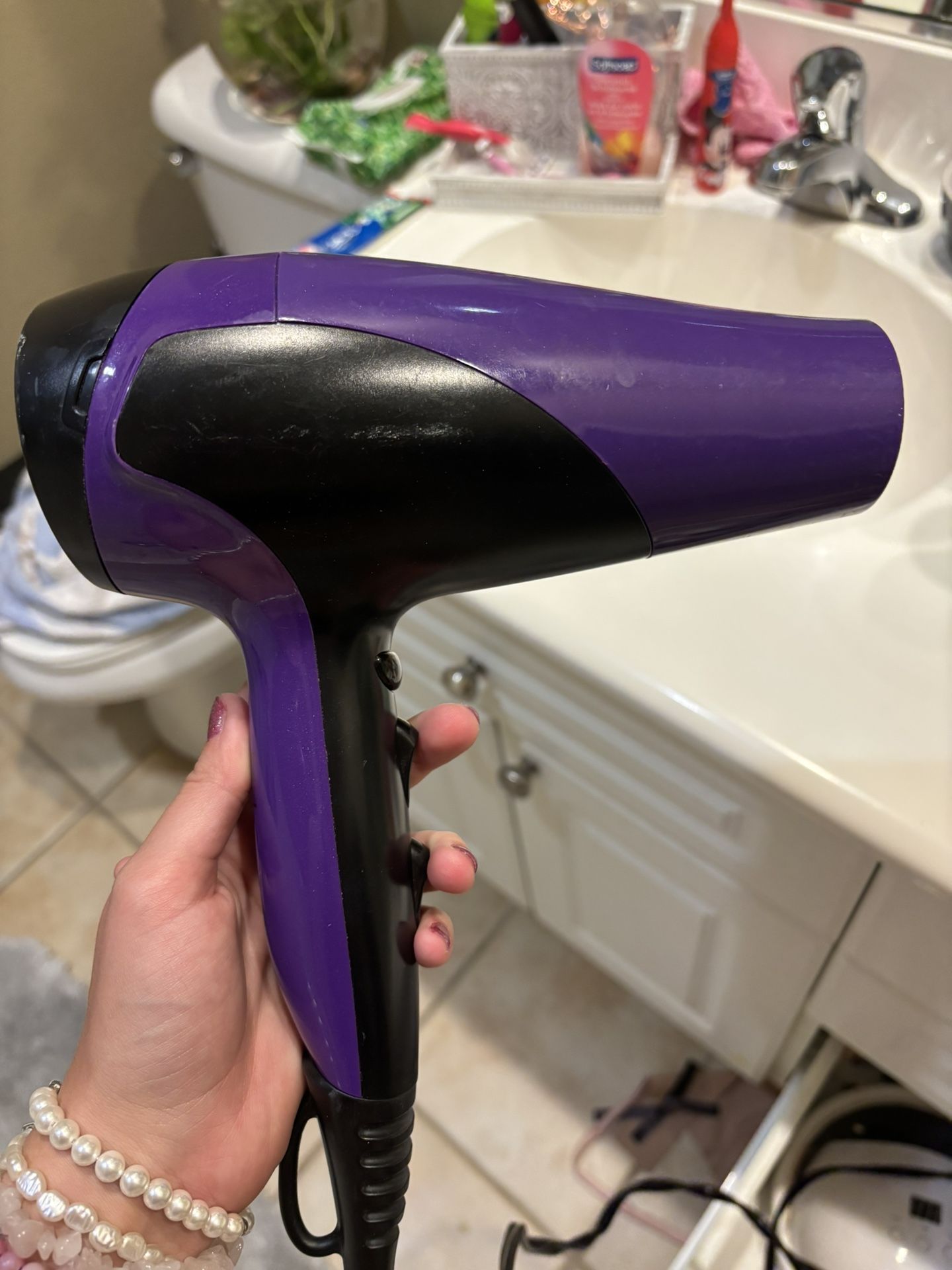 purple Damage Protection Hair Dryer