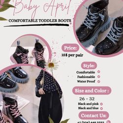 Toodler Boots For Girls 