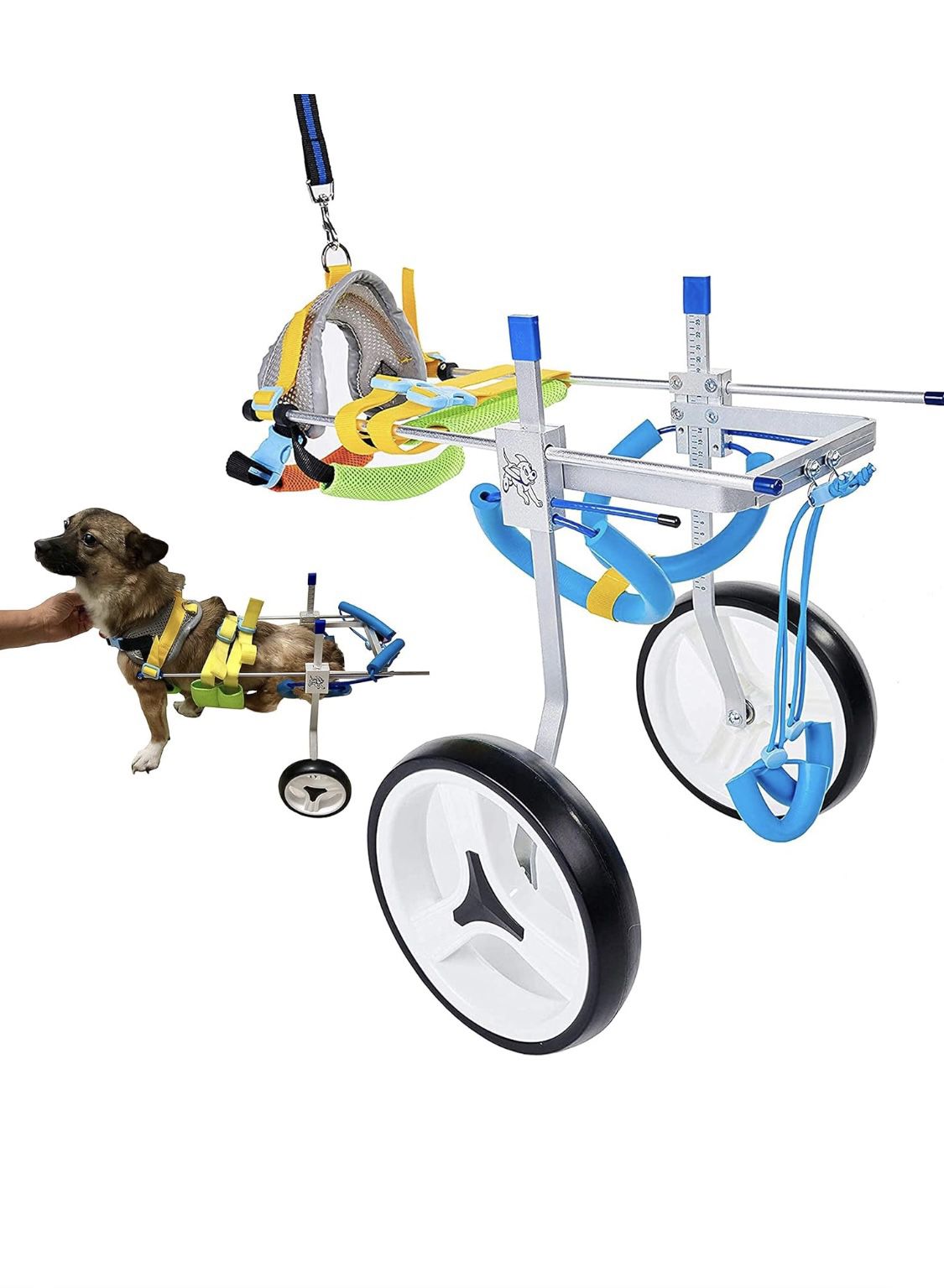 Adjustable Dog Cart Wheelchair, for Dog Pet