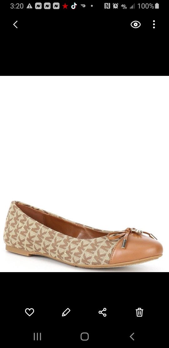 Michael Kors Melody Flats In Sizes 7 and  8