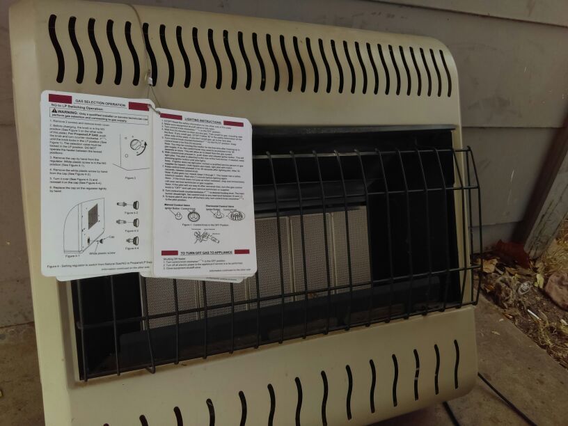 ReadyHeater model BWH30NLTE Vent Free Gas/Propane wall heater for Sale