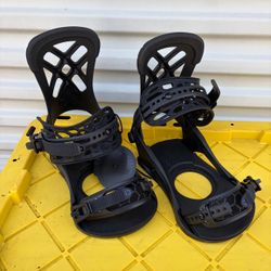 nice Union Flite Pro snowboard bindings MEN'S LARGE black