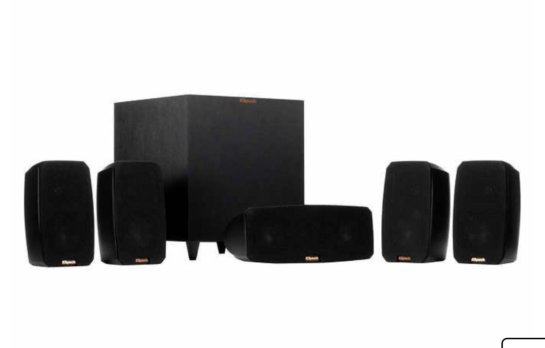 Klipsch Reference Theater Pack 5.1 Channel Surround Sound System