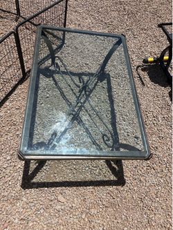 Glass table