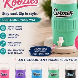 Mini Igloo Can Koozie – 3D Printed PETG | Custom Name | 12oz