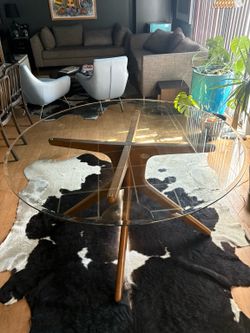 Round Glass Table