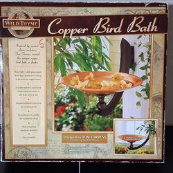 Outdoor Copper Bird Bath! *NEW*
