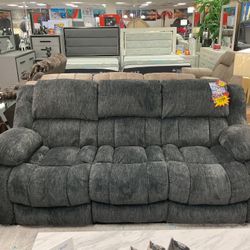 ‼️LLEGARON LOS DESCUENTOS 🔥 PRECIOSO SOFÁ&LOVESEAT SET CON 4 RECLINABLES 35% OFF RETAIL 🤯🥳