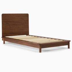 West Elm Twin Bed. Mattress NOT INCLUDED 