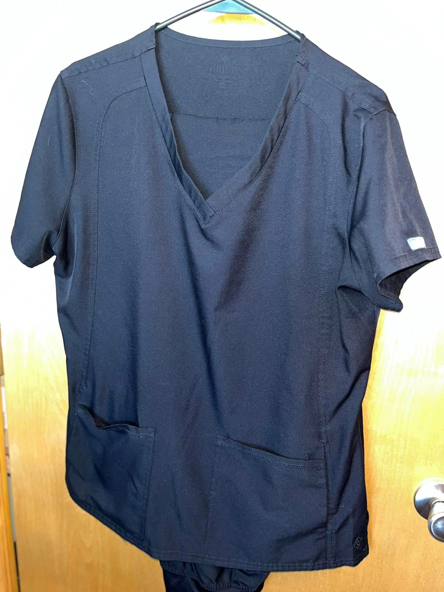 Black Scrub Set