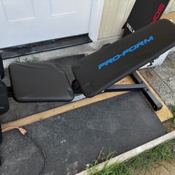 Weight / Incline Bench Exercises 